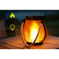 Solar Lanterns Outdoor Waterproof with Realistic Flickering Flame Garden Christmas Decor