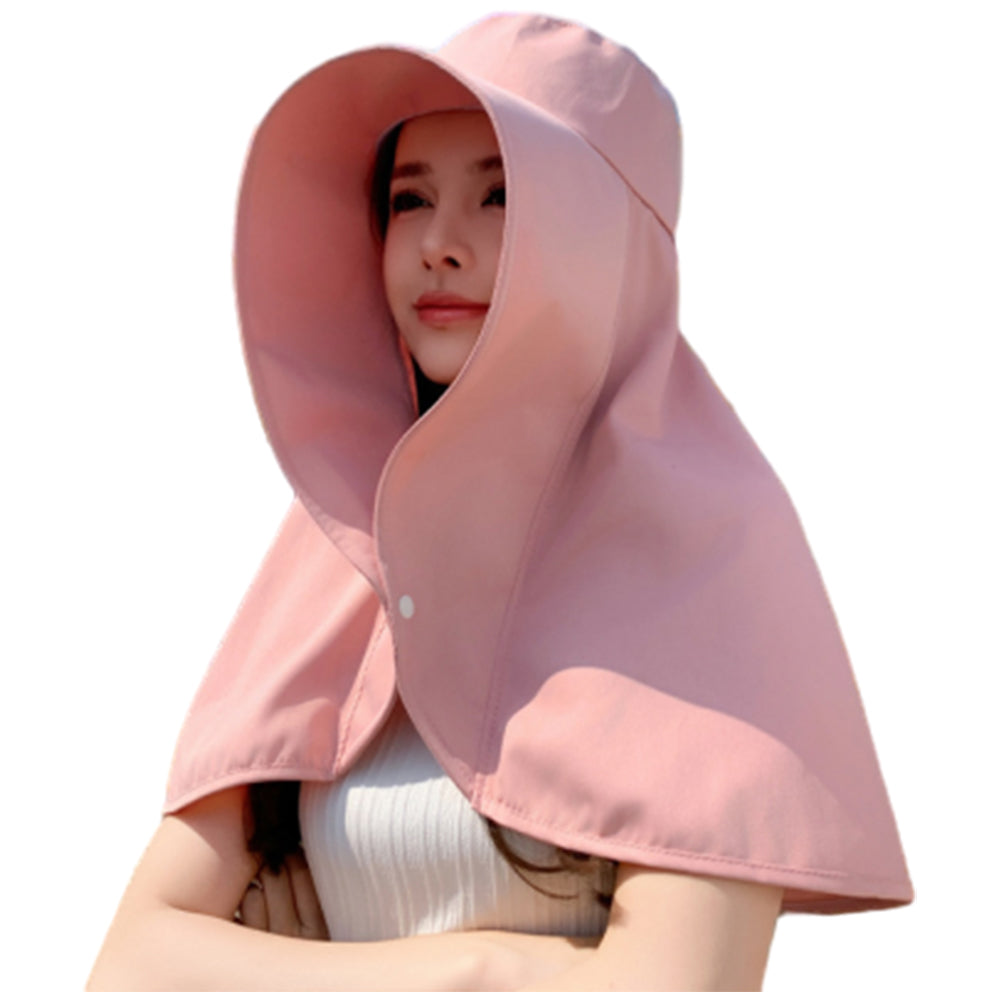 Sun Protection Wide Brim Outdoor Beach Neck Face Mask Cap