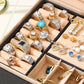 Mini Portable Double Layer Travel Jewelry Organizer Box