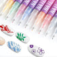 12-Color DIY Nail Art Paint Pen Set Nail Dotting & Drawing Pens for Manicure