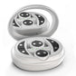 2-in-1 Electric Facial and Eye Massager Set with Red Light and Microcurrent
