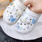 Set of Vintage Butterfly Flower Pearl Chain Decoration for Croc Shoes