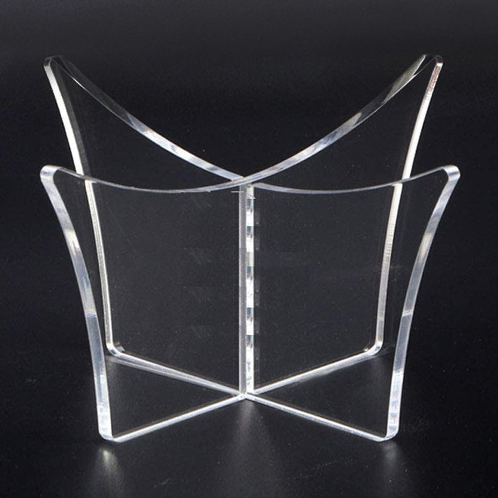 5-Pack Acrylic Ball Display Stands - Clear Sports Ball Holder for Basketball/Football