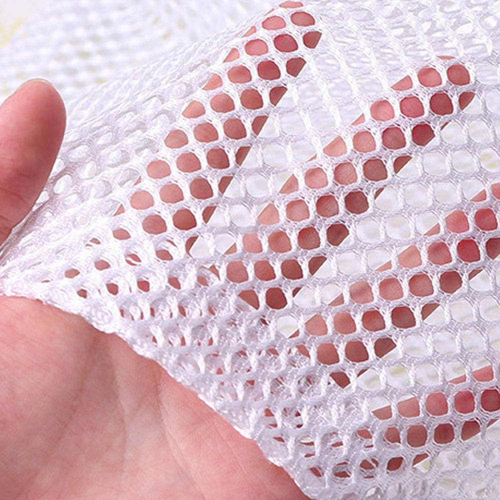 3Pcs Laundry Washing Large Mesh Net Bags Drawstring Clothes Cleaning