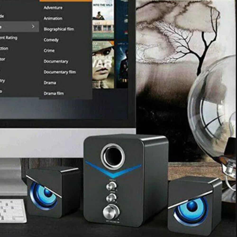 Computer Speaker System Bluetooth Surround Sound for Desktop Laptop