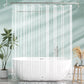 PEVA Waterproof Plastic Bathroom Shower Curtain with Rust Proof Grommets Clear