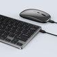 Compact Wireless Keyboard and Mouse Combo Compatible with Windows Mac