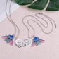 Stitch Inspire Friendship Matching Heart Necklaces