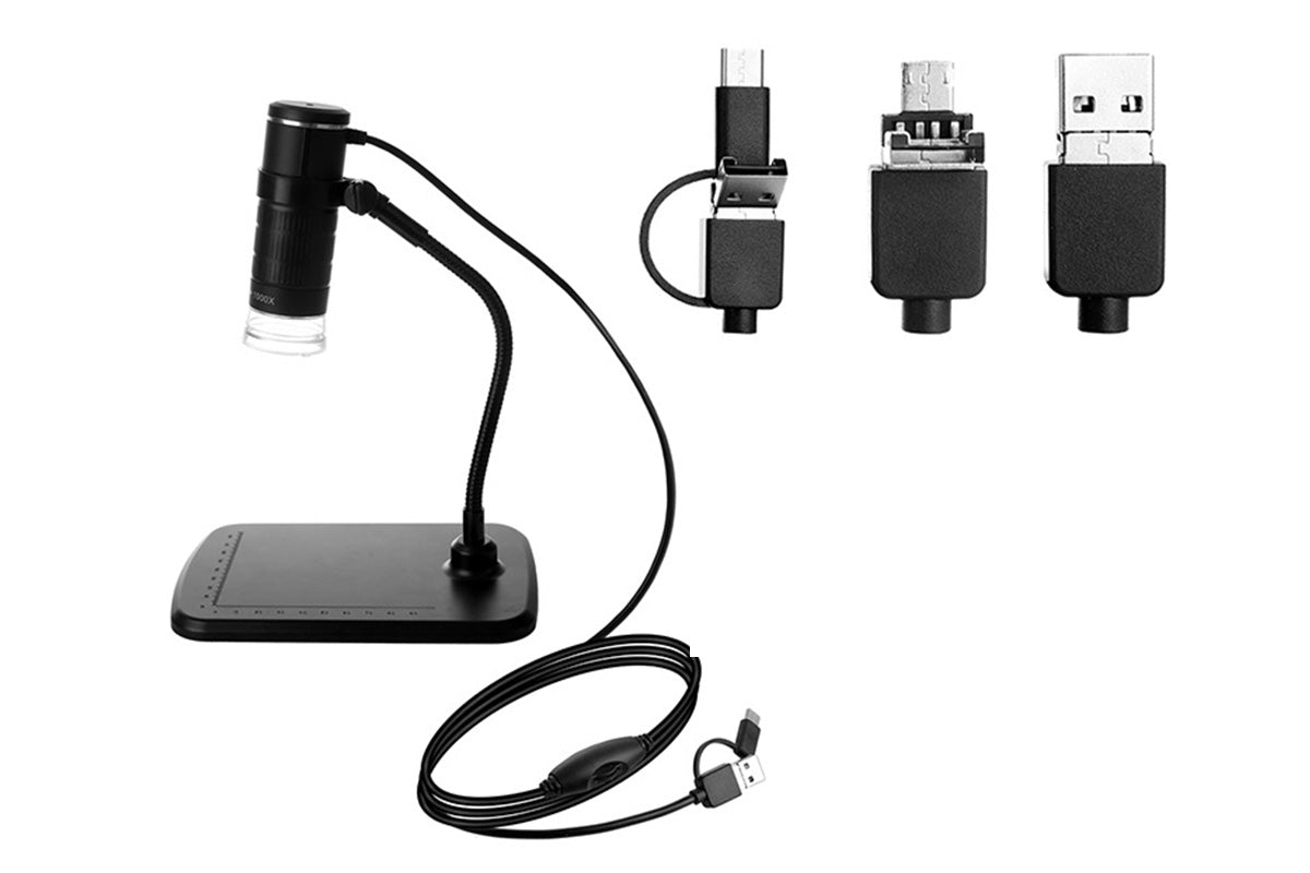 USB Digital Handheld Microscope 50 to 1000x Wireless Magnification Microscope Camera