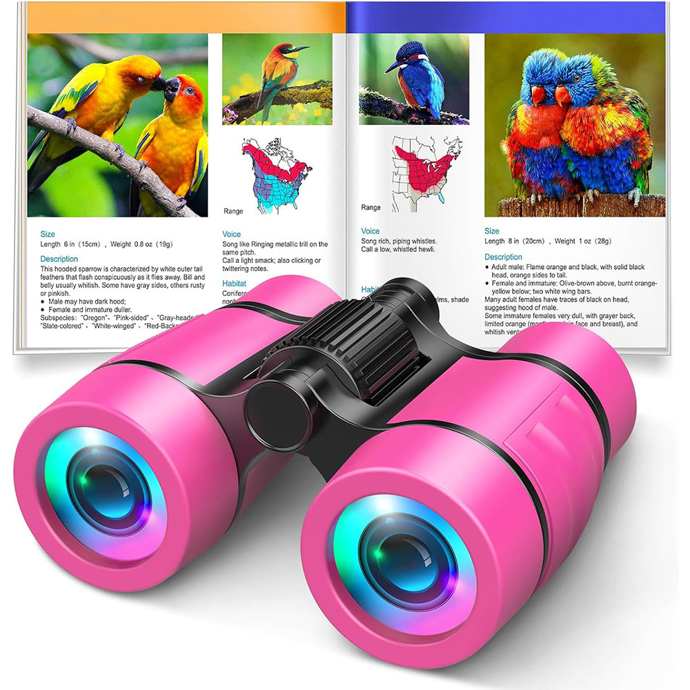 Kids Binoculars Adjustable Lightweight Telescope Toy for Birds Watching