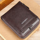 Men RFID Blocking PU Zipper Bifold Wallet Credit Card ID Holder
