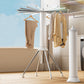 Floor Standing Clothes Drying Rack with 16 Arms Foldable Laundry Drying Rack