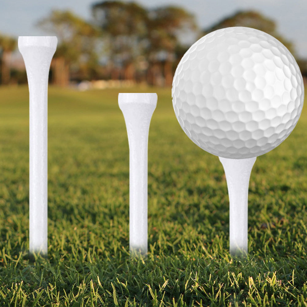 100 Pack Golf Tees White 54/70/83mm for Golf Practising