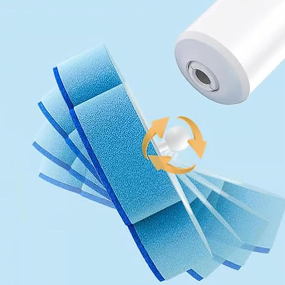 50Pcs Disposable Toilet Brush Cleaning System Replacement Sponge Head