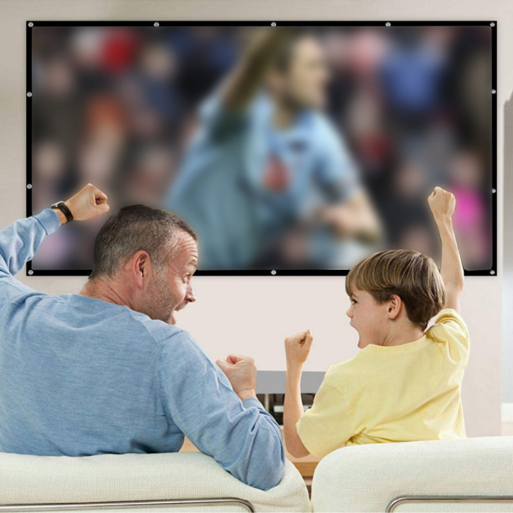 12 Inch 16:9 Portable Outdoor 3D Movie Foldable Projector Screen