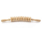 Wooden Curved 12 Roller Massage Stick Handheld Massage Tool For Legs And Thighs