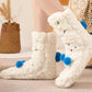 Women's Sherpa Fleece Slipper Socks Cozy Indoor Socks Warm Plush Socks