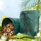 2-Pack 270L Garden Waste Bags - Semi-Circular Outdoor Leaf Collector with Handles
