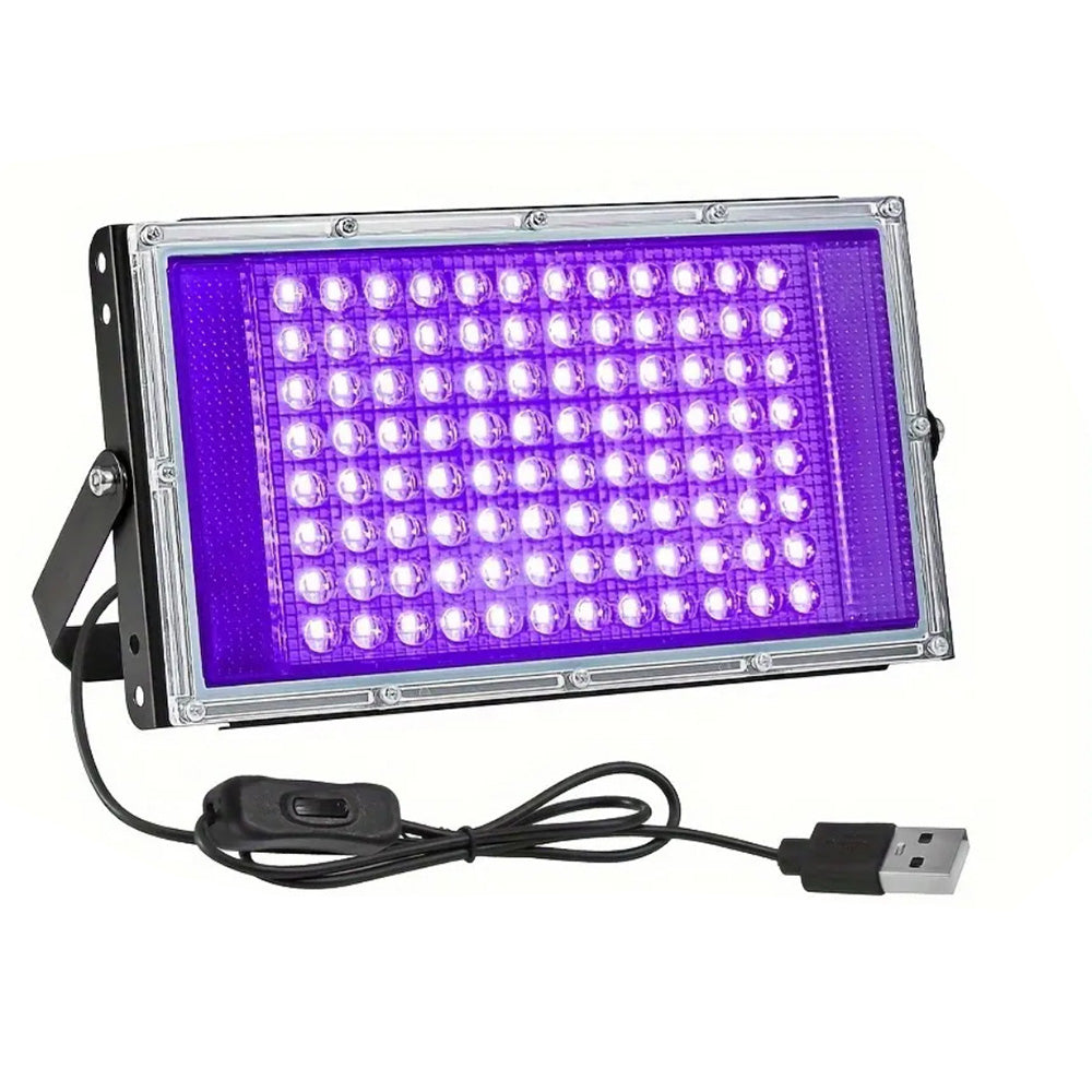 96 LED Purple USB Stage Ambient Light for Halloween Christmas Party