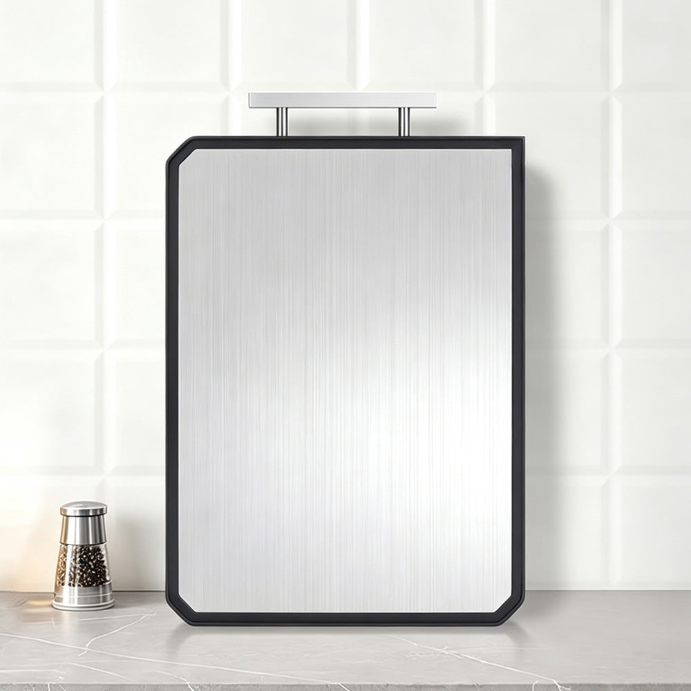 42x28cm Double Sided Titanium Alloy and Wheat Straw PP Cutting Board