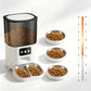 4.5L Automatic Cat Feeders with 2 Bowls Timer Pet Smart Feeder for Dog Cat