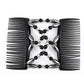3 Pack Beaded Hair Comb Double Row Elastic Clip Hair Accessories