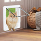 Pet Dog Cat Flap Door with 4 Way Lock