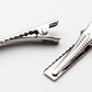 100-Piece Silver Metal Hair Clips for Women