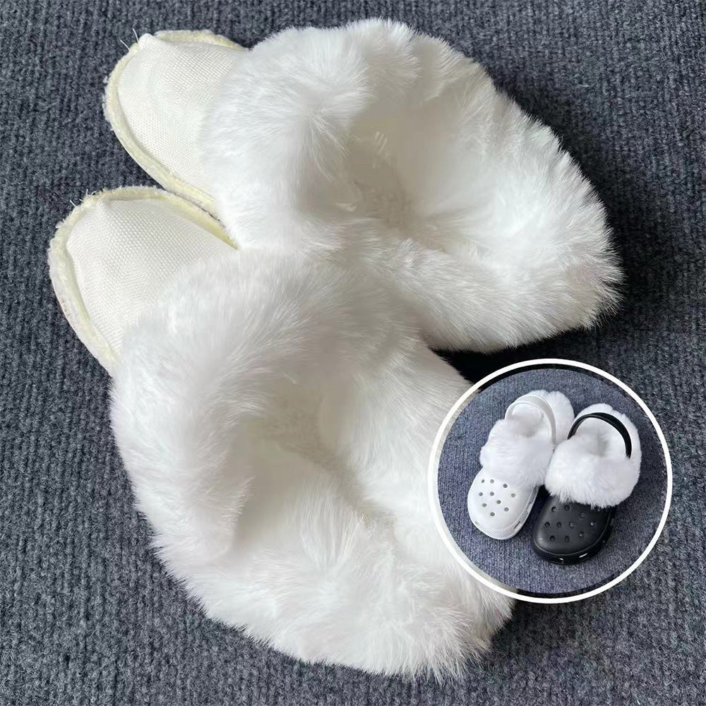 Fleeced Liner Inserts for Crocs Warm Fuzzy Replacement Insoles for Winter