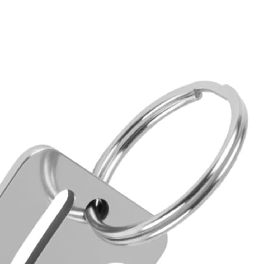 6Pcs Shopping Trolley Key Adaptable Versatile Keychain as Bottle Opener
