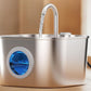 Automatic Pet Water Fountain USB 2.2L Stainless Steel for Cats and Small Animals