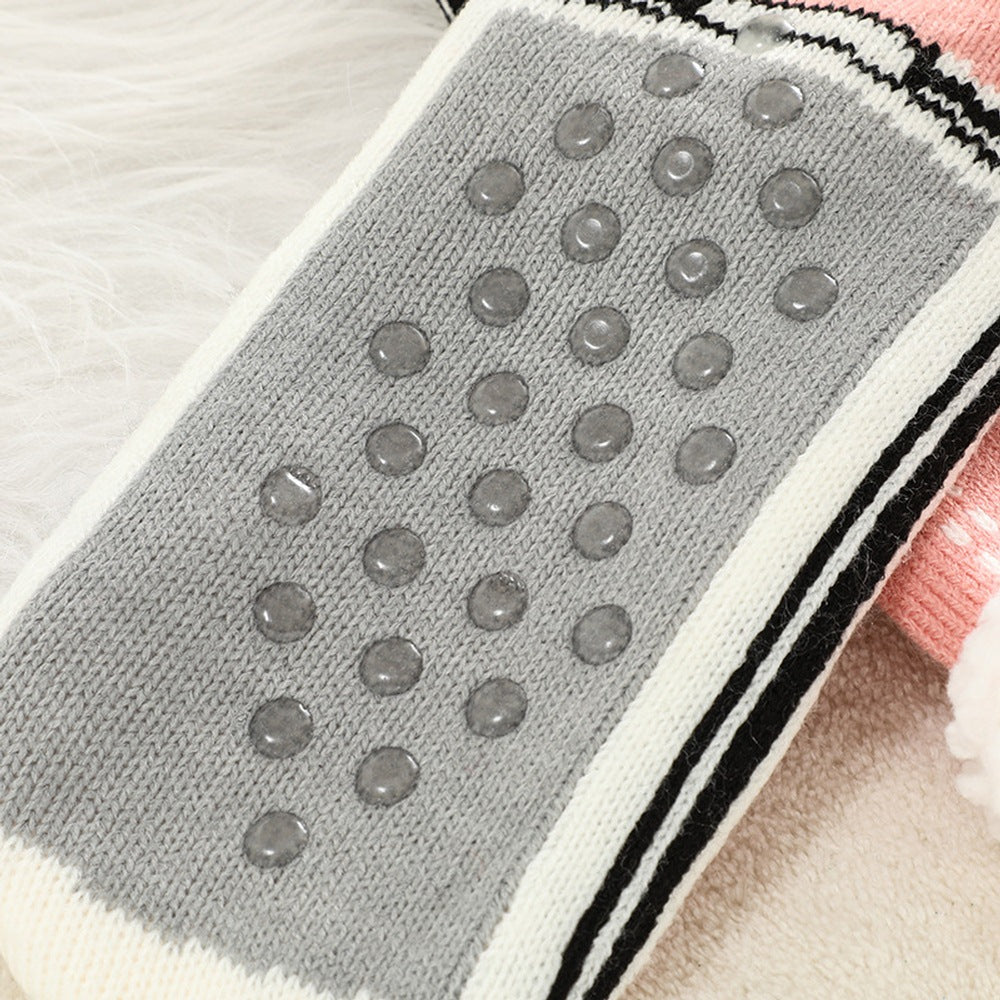 Non-Slip Fluffy Slipper Socks for Women Cozy Winter Warm House Socks