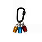 3Pcs 1/4 inch Portable Hex Smooth Screwdriver Bits Holder Extension Bar Keychain Screw Adapter