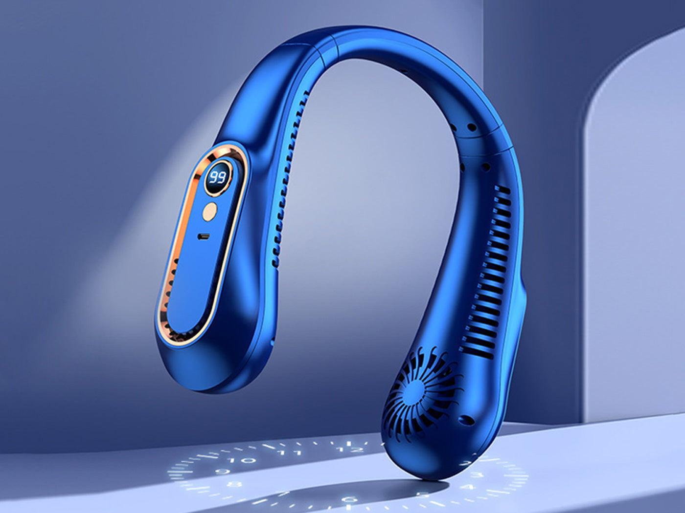 Up Down Airflow Neck Fan USB Neck Air Conditioner Personal Fan