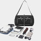 Large Foldable Travel Duffel Bag Carry On Shoulder Duffle Bag With Shoe Compartment