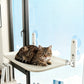 Foldable Cat Window Perch with 4 Strong Suction Cups for Balcony Indoor Cat Bed
