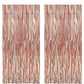 Rose Gold Happy Birthday Party Decorations Set Banner Foil Balloons Curtain Backdrop for Women Girls