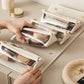 2Pcs Large Capacity Travel Cosmetic Bag with Divider Pouch