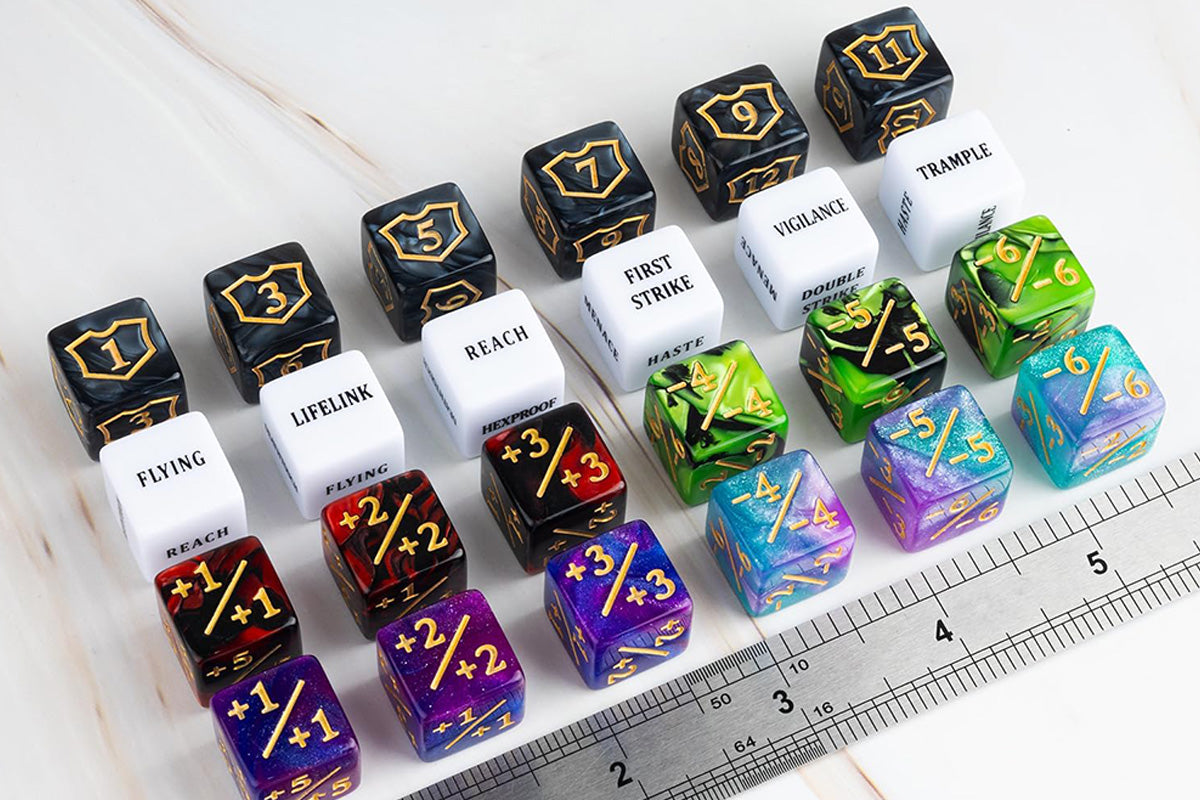 78 Pcs MTG Dice Set Card Game Accessories With Velvet Bag
