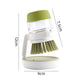 Dish Scrub Brush with Soap Dispenser Palm Scrub Washing Brush Pressing Cleaner