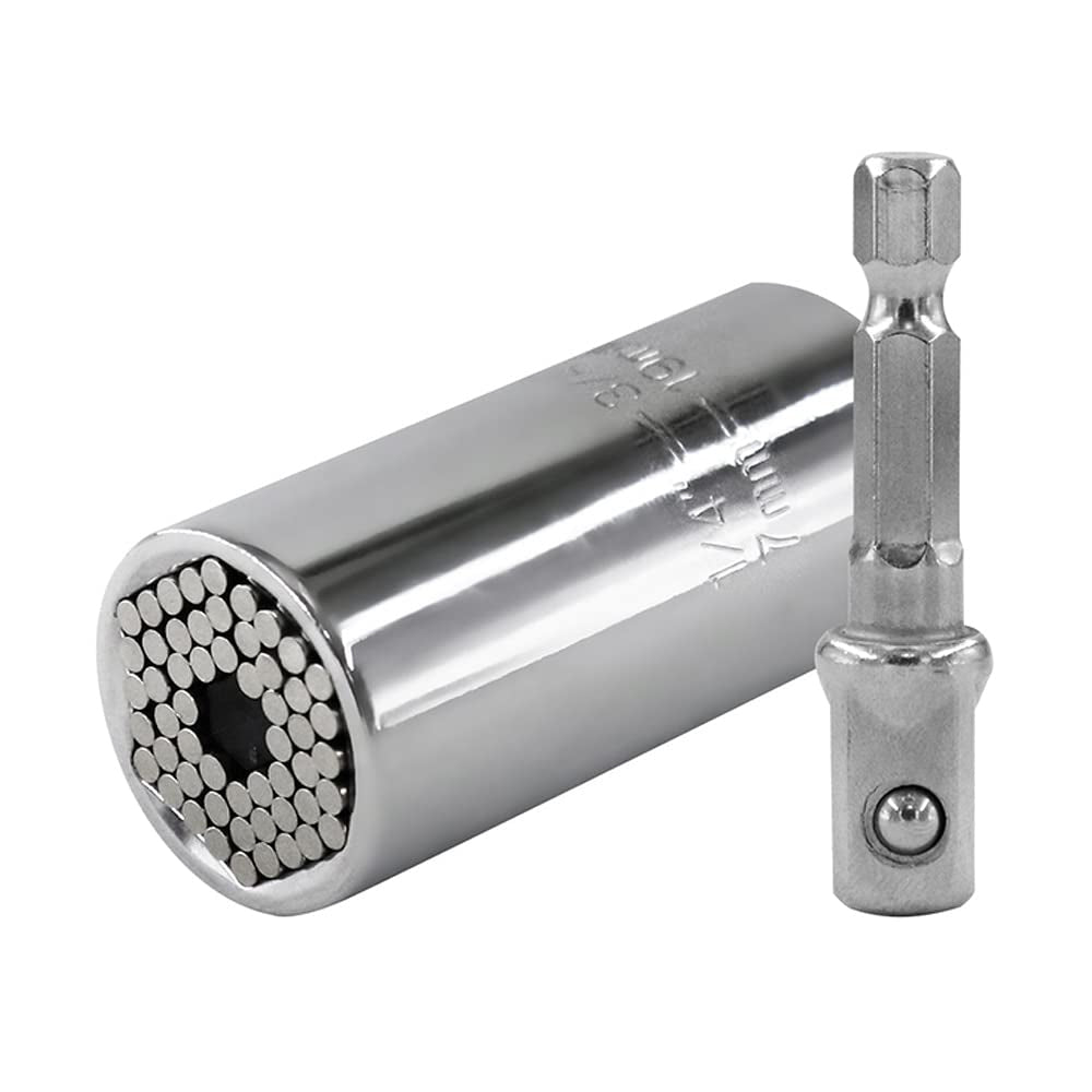 Universal Socket with Power Drill Adapter