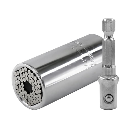 Universal Socket with Power Drill Adapter