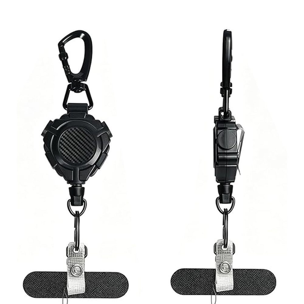 2XAnti Theft Phone Strap with Phone Tether Carabiner Retractable Phone Lanyard for Outdoor