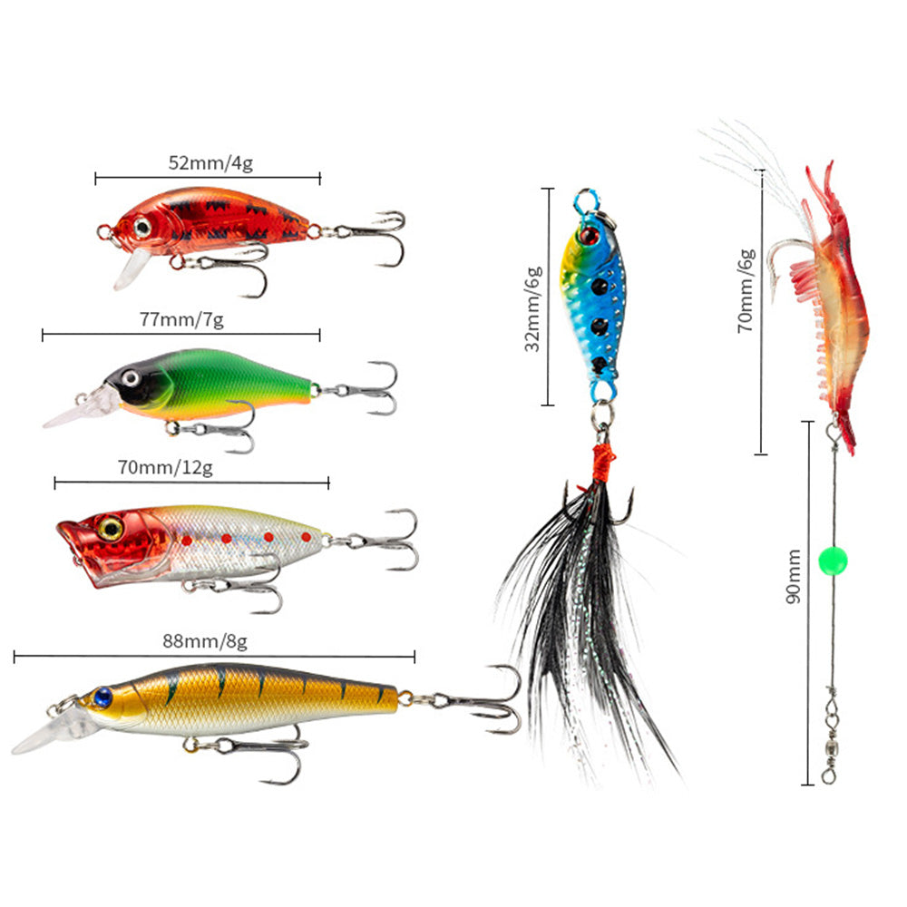 2025 Advent Calendar Fishing Christmas Countdown 24 Days Fishing Lures for Fishing