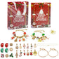 Christmas Advent Countdown Calendar Charm Bracelet Necklace Making Kit