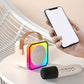 2Pcs Portable Mini Karaoke Machine Bluetooth Speaker with 2 Wireless Microphones