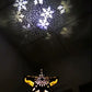 Christmas Decoration Star Tree Topper Gold Led Star Projector Christmas