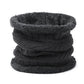Beanie Hat with Scarf Set Warm Polyester for Men and Women Winter Outdoor Activities
