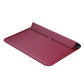 2Pcs PU Leather Sleeve Case Laptop Bag with Stand for Macbook 11 13 15 inches