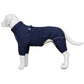 Dog Coat 4 Legs Covered Windproof Waterproof Dog Winter Jacket-Blue